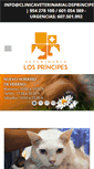 Mobile Screenshot of clinicaveterinarialosprincipes.com